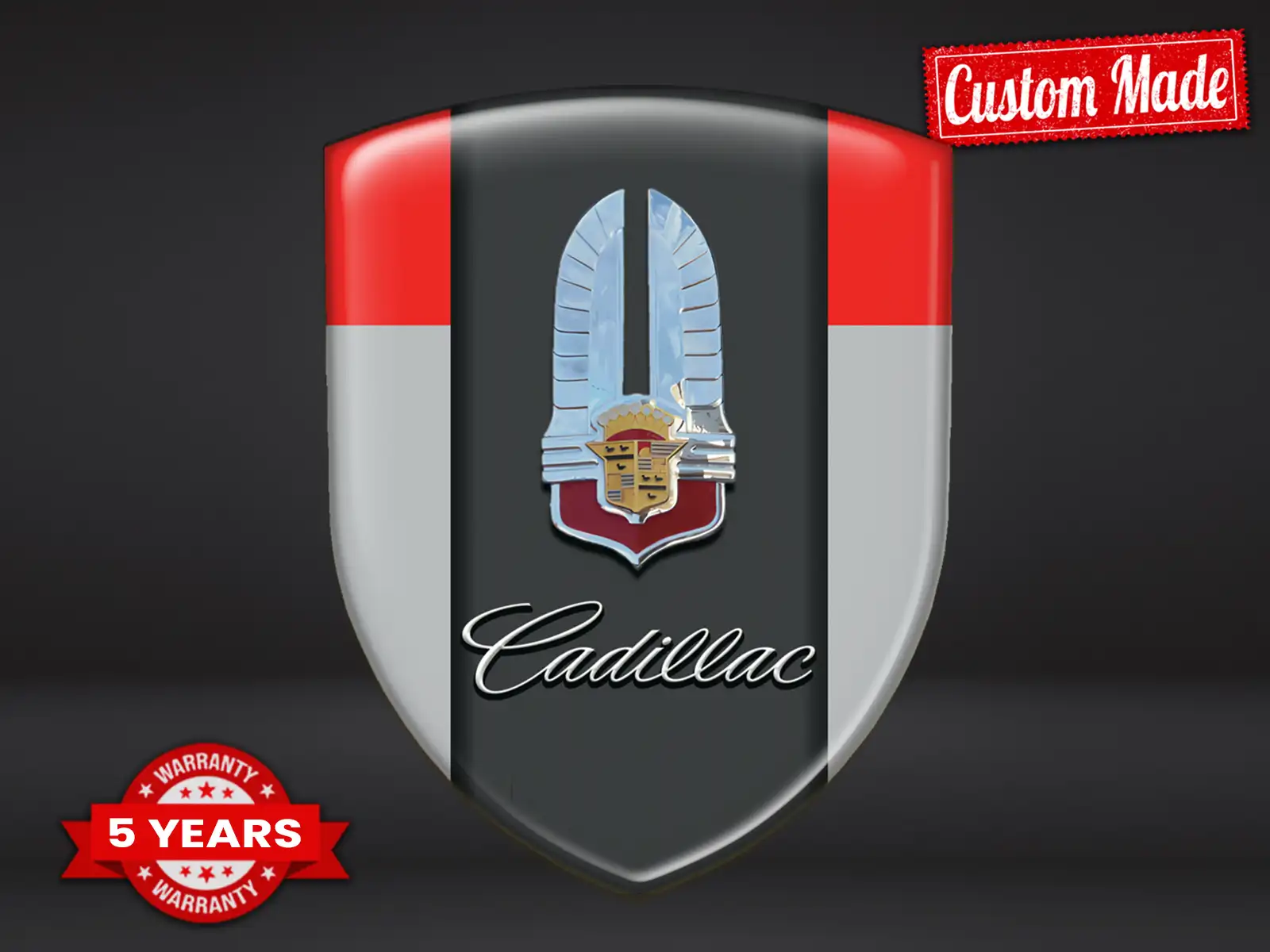 Cadillac Vinilos 3D Gel Auto Gama Alta Drift Etiquetas Limitadas